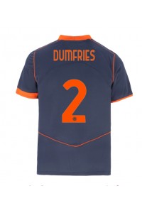 Inter Milan Denzel Dumfries #2 Jalkapallovaatteet Kolmaspaita 2025-26 Lyhythihainen